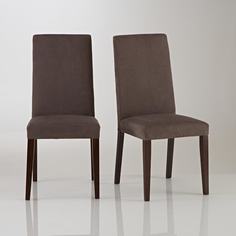 Комплект обеденных стульев hartford (2 шт) (laredoute) коричневый 44x96x50 см.