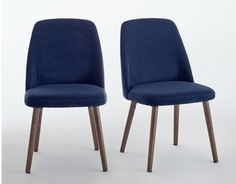Комплект стульев watford (laredoute) синий 48x82x55 см.