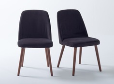 Комплект стульев watford (laredoute) черный 48x82x55 см.