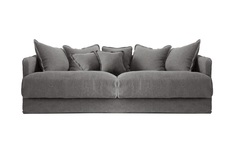 Диван ulrica (gramercy) серый 210x70x98 см.
