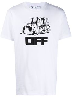 Off-White футболка с логотипом