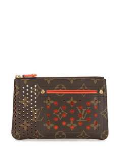 Louis Vuitton кошелек Pochette 2006-го года с монограммой и перфорацией