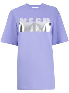 MSGM футболка с логотипом