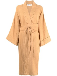 0711 платье-кимоно с поясом