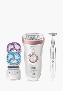 Набор Braun эпилятор + бритва + насадки для пилинга Silk-epil 9 SkinSpa SensoSmart 9/980