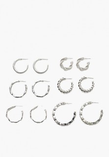 Серьги 6 пар Stradivarius 