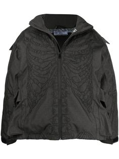 Formy Studio куртка с капюшоном и вышивкой