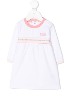 BOSS Kidswear платье А-силуэта с логотипом