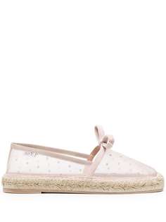 RED(V) эспадрильи из тюля пуэн-деспри