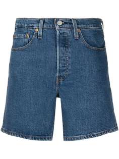 Levis джинсовые шорты с завышенной талией