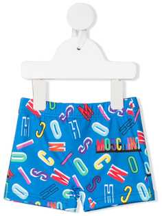 Moschino Kids плавки-шорты с логотипом