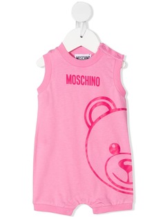 Moschino Kids боди с принтом Teddy