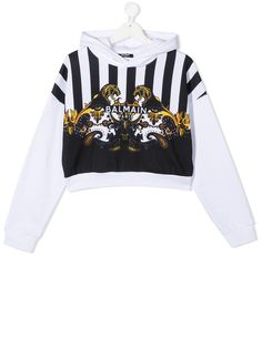 Balmain Kids худи с логотипом