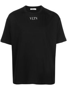 Valentino футболка оверсайз с логотипом VLTN