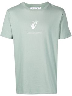 Off-White футболка с логотипом