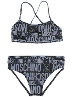 Moschino Kids бикини с логотипом