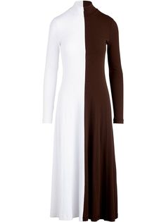 Rosetta Getty платье миди со вставками