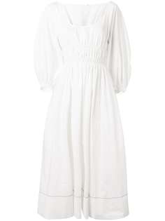 Proenza Schouler White Label поплиновое платье со сборками