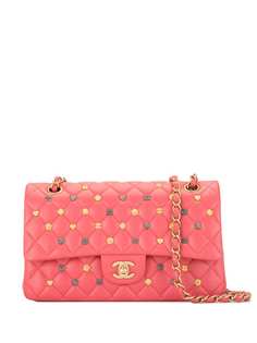 Chanel Pre-Owned стеганая сумка на плечо Double Flap с логотипом CC