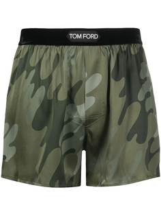 Tom Ford шорты с камуфляжным принтом