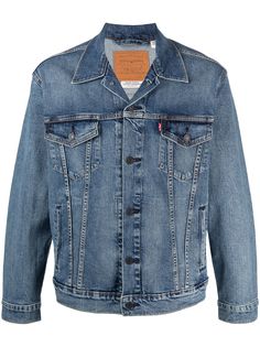 Levis джинсовая куртка Trucker с контрастной строчкой