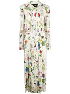 Boutique Moschino платье макси с цветочным принтом и завязками