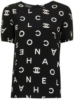 Chanel Pre-Owned футболка 1997 с логотипом