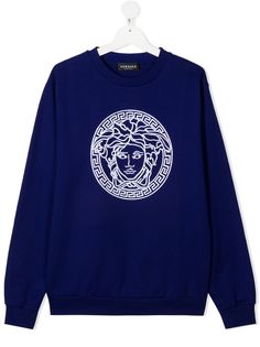 Versace Kids толстовка с принтом