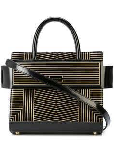 Givenchy структурированная сумка-тоут в полоску
