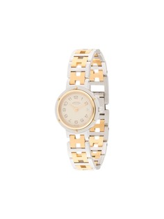 Hermès наручные часы Clipper Date CL4.220 pre-owned 24 мм Hermes