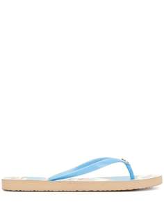 Tory Burch шлепанцы с цветочным принтом