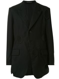 Yohji Yamamoto пиджак с вырезами