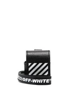 Off-White чехол для AirPods с диагональными полосками