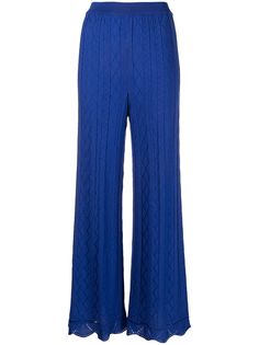 M Missoni трикотажные расклешенные брюки