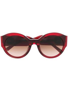 Versace Eyewear солнцезащитные очки в круглой оправе