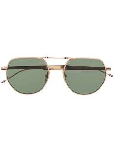 Thom Browne Eyewear солнцезащитные очки-авиаторы TBS918