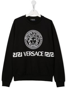 Versace Kids толстовка с принтом Medusa