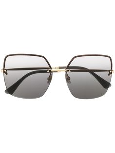 Jimmy Choo Eyewear солнцезащитные очки Tavi/S в массивной квадратной оправе