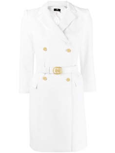 Elisabetta Franchi платье-блейзер с поясом