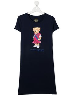 Ralph Lauren Kids платье-футболка с принтом
