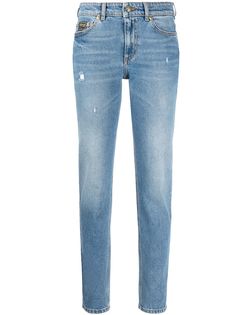 Versace Jeans Couture зауженные джинсы с завышенной талией