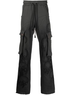 Formy Studio брюки средней посадки с графичным принтом