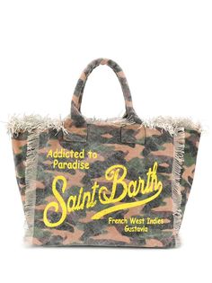MC2 Saint Barth пляжная сумка Vanity с камуфляжным принтом
