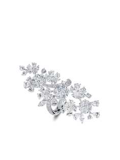 David Morris кольцо Cherry Blossom из белого золота с бриллиантами