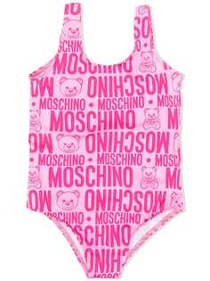 Moschino Kids купальник с логотипом