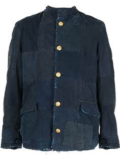 Greg Lauren джинсовая куртка-рубашка