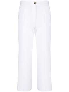 MSGM укороченные брюки bootcut