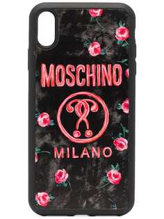Moschino чехол Double Question Mark для iPhone XS Max