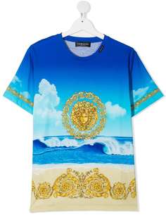 Versace Kids футболка с логотипом