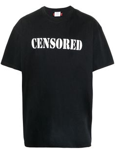 VETEMENTS футболка с принтом Censored